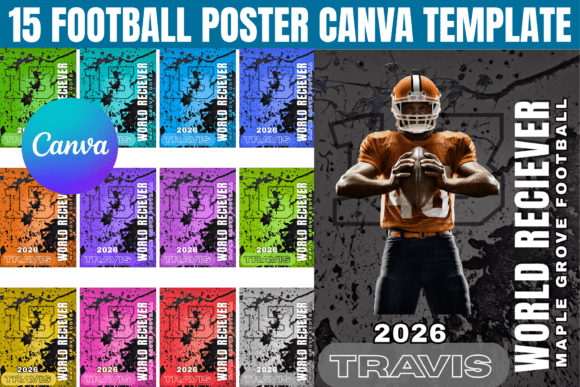 15 Football Poster Canva Template: Your Game Day Design Playbook