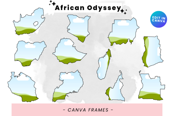 African Odyssey, Canva Frames: Your Gateway to Visual Storytelling