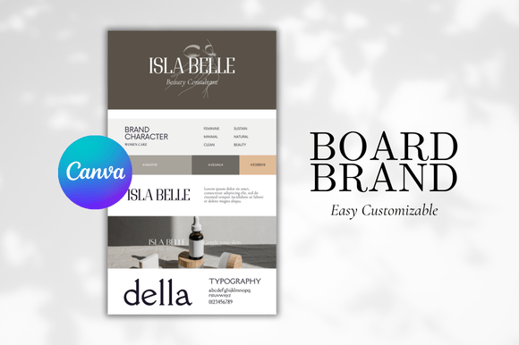 Brand Board Canva Template: Your Visual Blueprint