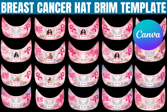 Breast Cancer Hat Brim Template: A Designer's Guide to Meaningful Customization