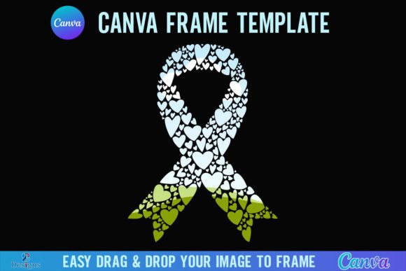 Cancer Awareness Ribbon Canva Heart Bow: A Designer's Guide to This Impactful Template