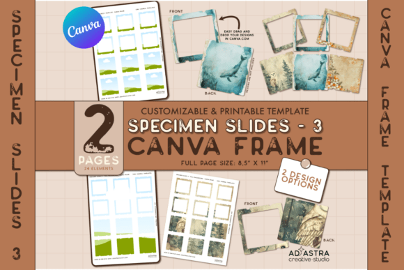 Crafting Visual Stories with Specimen Slide Canva Templates