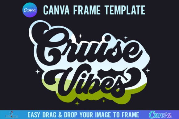 Cruise Vibes Canva Frame Template Retro: A Visual Escape