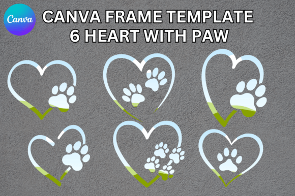 Heart with Paw Canva Frame: A Designer's Guide to Pet-Inspired Creativity