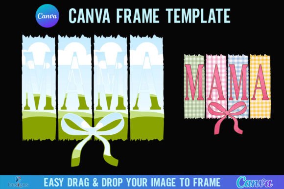 Mama Brushstroke Canva Coquette Bow: Your Design Toolkit