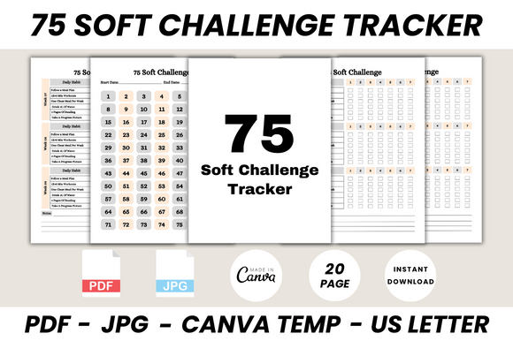 Master Your Wellness Journey with a 75 Soft Challenge Tracker