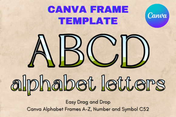 Mastering Canva Letters Frame Alphabet Template_52
