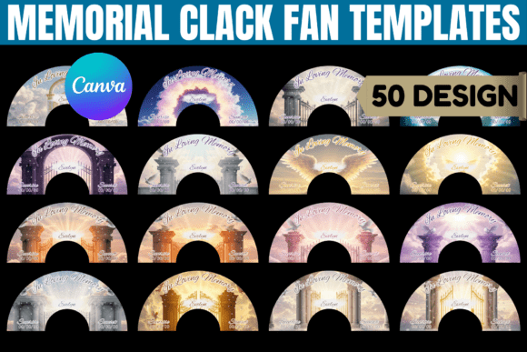 Memorial Clack Fan Canva Templates: A Design Tool for Cherished Tributes