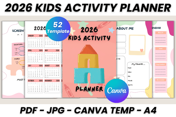 Organizing 2026 with the Ultimate Kids Activity Planner