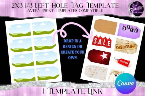 Professional Tag Design with Canva Templates