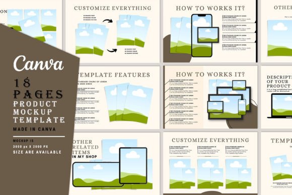 Seller Mockup Template Canva: Elevate Your Digital Product Listings