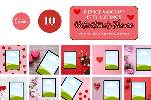 Transform Your Etsy Listings with Tablet Canva Mockup Templates