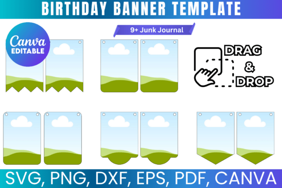 Unleash Creativity: The Ultimate Bunting Banner Bundle & Flag Banner SVG