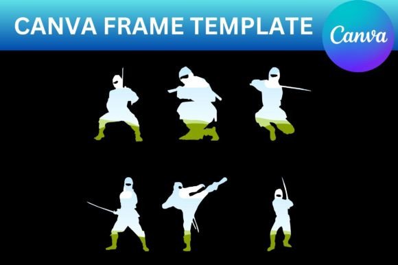 Unlock Creative Freedom with the Ninja Canva Frame Template